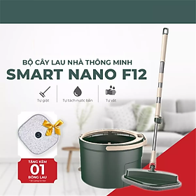 Mua Tự Động Tách Nước Bẩn Cây  Chổi Lau Nhà Thông Minh Smart Nano F12