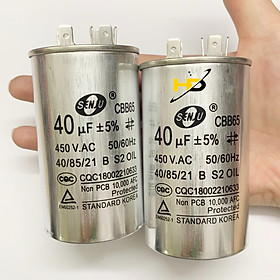 Mua Tụ Nhôm CBB65 40uF 450VAC  Tụ Khởi Động Điều Hòa  Máy Bơm Nước SENJU