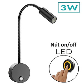 Mua Đèn đọc sách đầu giường LED 3W  Loại gắn tường  Ánh sáng chiếu rọi điểm