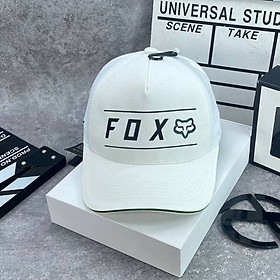 Nón kết nam, mũ lưỡi trai nam nữ Cáo FOX phối lưới vải Kaki đẹp form chuẩn