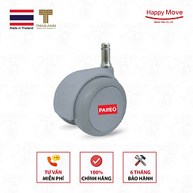 Bộ 5 bánh xe ghế xoay văn phòng Happy Move Thailand - Cọc grip ring  (1PR-2630JNO050K20)