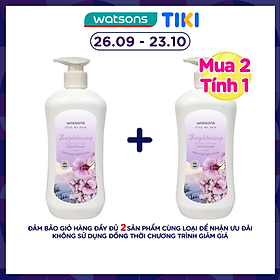 Sữa Dưỡng Thể Watsons Hương Hoa Lan Giúp Làm Sáng Da 550ml