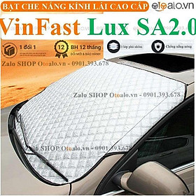 Tấm che chắn nắng nóng kính lái xe ô tô VinFast Lux SA2.0 3 Lớp Cao Cấp - OTOALO