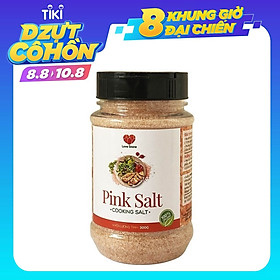 Muối ăn (Pink Salt) Himalaya Love Stone – Theo Tiêu Chuẩn Muối Ăn Bộ Y Tế