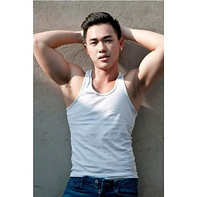 Combo 3 áo 3 lỗ nam - trắng