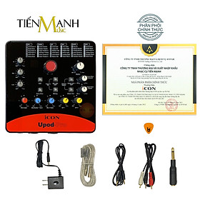 Soundcard Icon Upod Pro Bộ Thu Âm Thanh, Livestream, Hát Karaoke Sound Card Audio Interface UpodPro Hàng Chính Hãng - Kèm Móng Gẩy DreamMaker