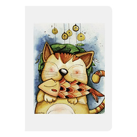 Sổ Tay Mini Cat And Fish Monosketch (14 x 9 cm)