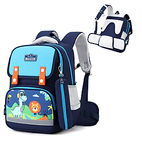 Balo học sinh tiểu học lớp 1 đến lớp 3 siêu nhẹ chống gù chống nước cao cấp phong cách mới