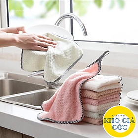 Mua Khăn lau tay bát chén đĩa đa năng vuông có dây treo