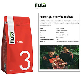 Cà phê rang mộc Phin đậm vị ILOTA 500g