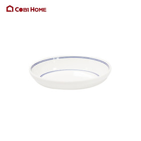 Dĩa oval bằng nhựa Melamine cao cấp 19.1cm