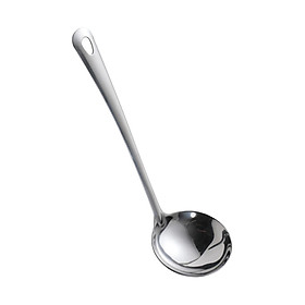 Soup Ladle Spoon Easy to Clean Heat Resistance Long Handle Serving Spoon Scoop for Salad Dressing Sauces Restaurants Home Kitchen