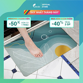Mua Thảm mềm hút nước  chống trượt từ đá bùn Diatomite Tây Á ECODEALS - Kích thước 60x40 cm