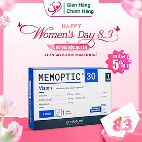 Memoptic: Viên Bổ Não, Cải Thiện Trí Nhớ, Giảm Đau Đầu, Mất Ngủ, Ngăn Ngừa Và Phục Hồi Đột Quỵ