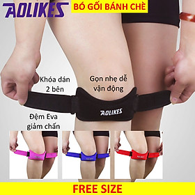 Đai miếng đệm bảo vệ đầu gối AOLIKES A-7919 hỗ trợ xương bành chè sport damping patella belt