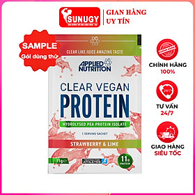 Sample Sữa tăng cơ Hydrolyze Protein Isolate Clear Vegan với 100% protein từ thực vât - hỗ trợ tăng cơ giảm mỡ cao cấp