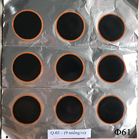 Vỉ miếng vá săm hình tròn thương hiệu Maruni - Sản xuất tại Nhật Bản