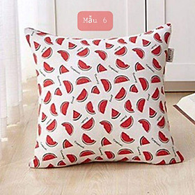 Mua Áo gối/ vỏ gối vải canvas 45cm x 45cm nhiều mẫu