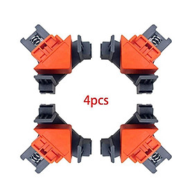 4PCS 90 Degree Positioning Squares Right Angle Clamps for Woodworking Carpenter Corner Clamping Picture Drawers Portable