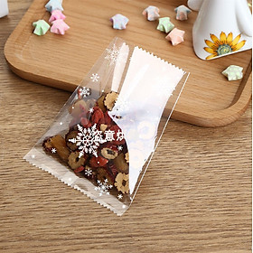 Mua Bao Bì Đựng Trà  Bánh Kẹo Họa Tiết Bông Tuyết  COMBO F̶R̶E̶E̶S̶H̶I̶P̶100 Túi
