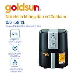 Mua Nồi chiên không dầu Goldsun GAF5841 - M - Hàng Chính Hãng