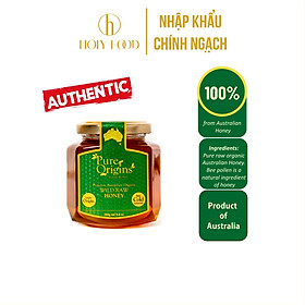 Mật ong Organic Wild Raw chính hãng Úc hiệu Pure Origins loại 250g