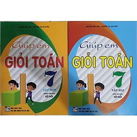 Sách - ComBo Giúp Em giỏi Toán 7 Tập 1 + Tập 2 ( Bám Sát Sách Giáo Khoa Kết Nối )