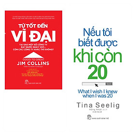 Hình ảnh Combo Sách Kinh Tế:  Nếu Tôi Biết Được Khi Còn 20 (Tái Bản 2019) + Từ Tốt Đến Vĩ Đại - (Kinh Nghiệm Dành Cho Bạn Thành Công / Tặng Kèm Postcard Greenlife)