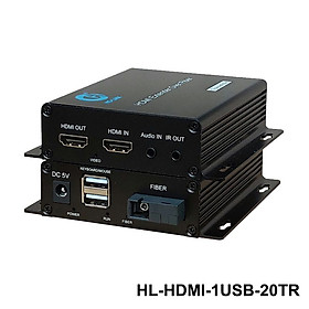 Mua Bộ kéo dài hdmi qua cáp quang có cổng USB Ho-link HL-HDMI-1USB-20TR - Hàng Chính Hãng
