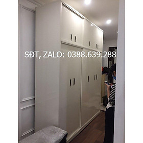 Tủ nhựa đài loan - tủ quần áo tiện lợi 5 canh trượt