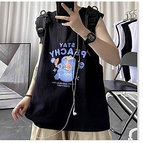Áo thun ba lỗ NAM HOẠ TIẾT HOẠT HÌNH CỰC ĐẸP 2021 KHANH AN