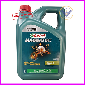 Dầu nhớt ô tô cao cấp Castrol Magnatec 10W-40 SN-CF can 4 Lít