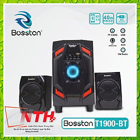 Loa Máy Tính Bluetooth Để Bàn 2.1 Bosston T1900 Loa Nghe Nhạc Vi Tính Laptop Công Suất Lớn Có Dây