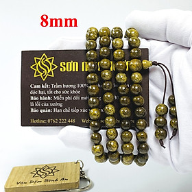 Vòng tay trầm hương tốc phong thủy 108 hạt nam nữ đẹp Sơn Mộc Hương mang lại may mắn, bình an và tài lộc cho người đeo