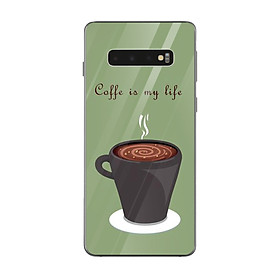 Ốp lưng dành cho điện thoại Samsung Galaxy S in họa tiết Coffee is my life