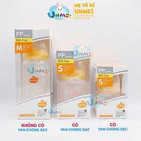 Bình Sữa PP Wesser 60ml (Giao màu ngẫu nhiên)