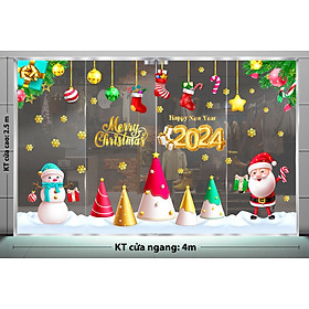 Mua Decal trang trí NOEL 2024 combo số 111