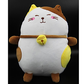 Gấu Bông Mèo Thần Tài (30 Cm) Gb265 (Tặng 1 Móc Khóa Dây Da Pu Đính Đá Lấp Lánh Màu Ngẫu Nhiên)