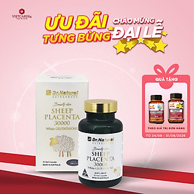 Viên Uống Trắng Da Dr Natural Beauty Skin Sheep Placenta 30000 White Glutathione