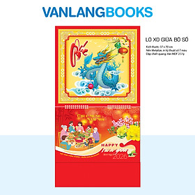Lịch Treo Tường 2026 Vanlangbooks - Thanh Long Phúc Gia (VLLXG07) Cao Cấp