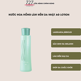 Nước hoa hồng cân bằng đọ PH cho da, làm mềm và sáng da từ công nghệ nhau thai Nhật Bản 727 AG Lotion 100ml