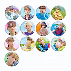 Huy hiệu in hình Seventeen nhóm nhạc idol dễ thương huy hiệu cài áo (MẪU GIAO NGẪU NHIÊN)