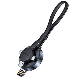 Cáp sạc đa năng tích hợp sạc không dây cho Apple Watch Baseus Star Ring Series 4 in 1 - Hàng Chính Hãng