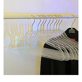 Mua SÉT 10 MÓC QUẦN ÁO TRONG SUỐT ÁNH VÀNG PHONG CÁCH HÀN QUỐC CỰC SANG