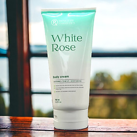 Kem Body Trắng Da White Rose 150ml [Chính Hãng ] Thẩm thấu nhanh, không bết rít, bật tông nhanh, tăng độ ẩm cho da.