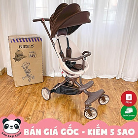 Mua Xe đẩy gấp gọn Baobaohao V18 ngồi ngả 5 chế độ kèm gối da và đệm ngồi