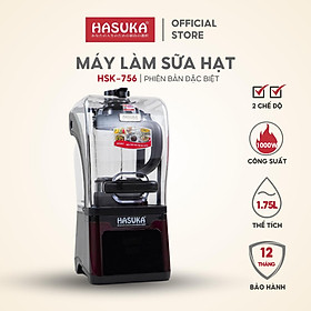 Mua Máy làm sữa hạt HASUKA HSK-756 dung tích 1.75L  công suất 800-1000W- menu nấu tự động chống tràn và ngắt điện an toàn - HÀNG CHÍNH HÃNG