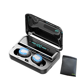 Mua Tai Nghe Bluetooth  TWS F9-5 Tai Nghe Nhét  Hai Tai  Bluetooth 5.0  True wireless   Cảm Ứng Vân Tay  Nút Bấm Chống Nước Dock Sạc Dự Phòng   + Túi đựng tai nghe