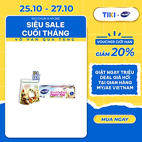 (Chọn Loại) Túi Zip PE Trong Suốt 2 Đường Kéo MyJae, Túi Bọc Đồ Ăn, Rau Củ Bảo Quản Trong Tủ Lạnh