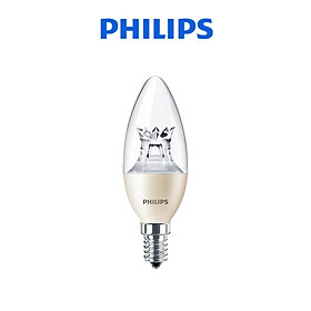 Bóng đèn LED nến PHILIPS MAS LEDcandle DT 6-40W E14 B38 CL